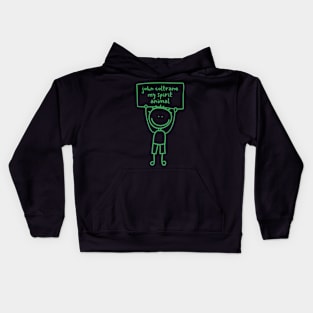 John coltrane (funny musician) Kids Hoodie